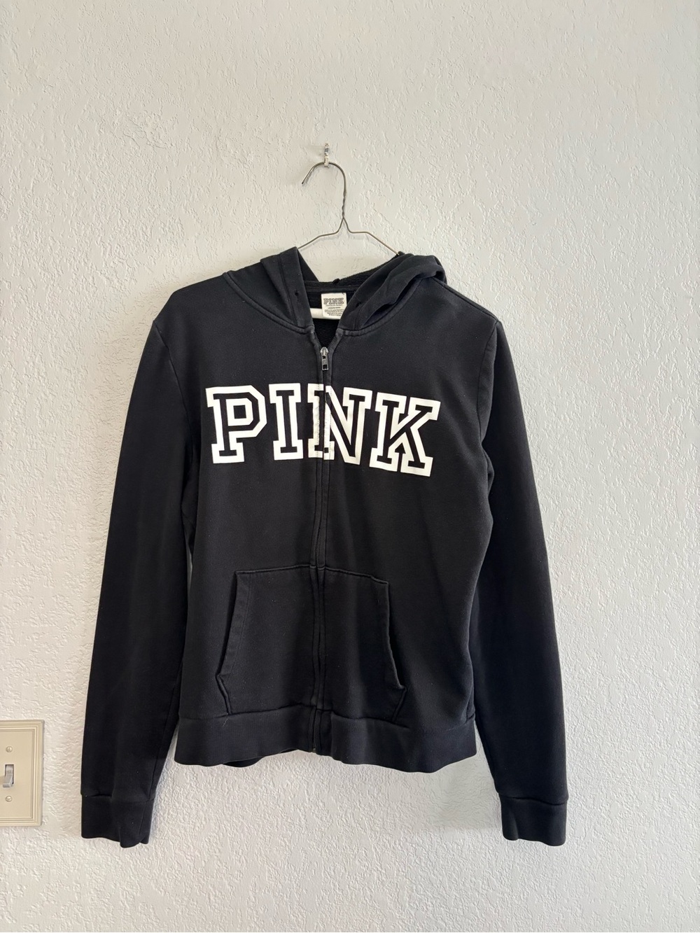Victoria's Secret PINK Black Zip Hoodie